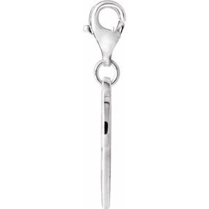 Sterling Silver Heart U Back™ In Memory Of Paw Charm