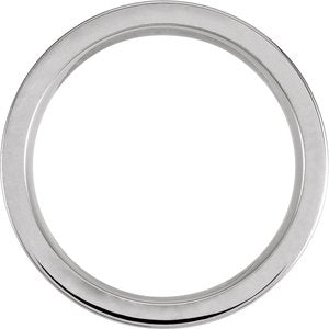 Cobalt 8 mm Grooved Band Size 8.5