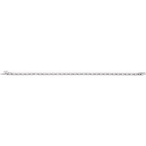 14K White 5 1/3 CTW Lab-Grown Diamond Line 7 1/4" Bracelet
