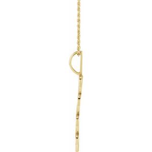 14K Yellow 2023 Year 16-18" Necklace