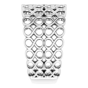 Sterling Silver Infinity-Inspired Ring